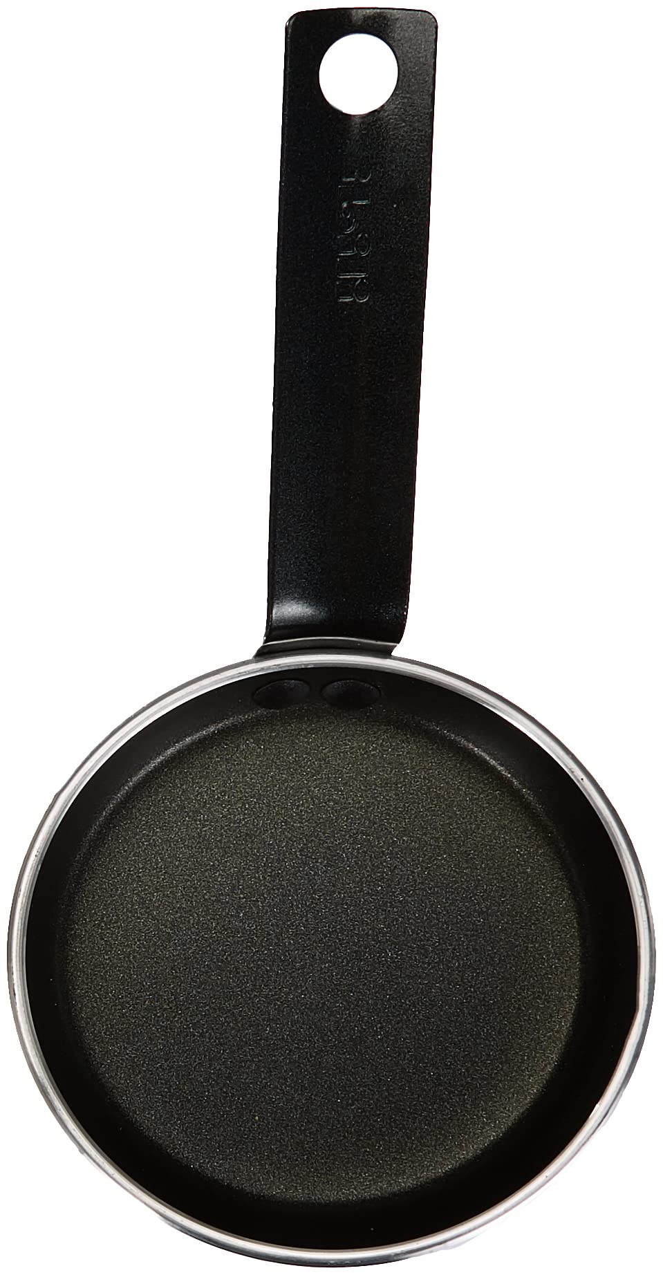 Ibili Blinis Pan 12 cm - Black aluminum, non-stick surface, ideal for making blinis and pancakes.