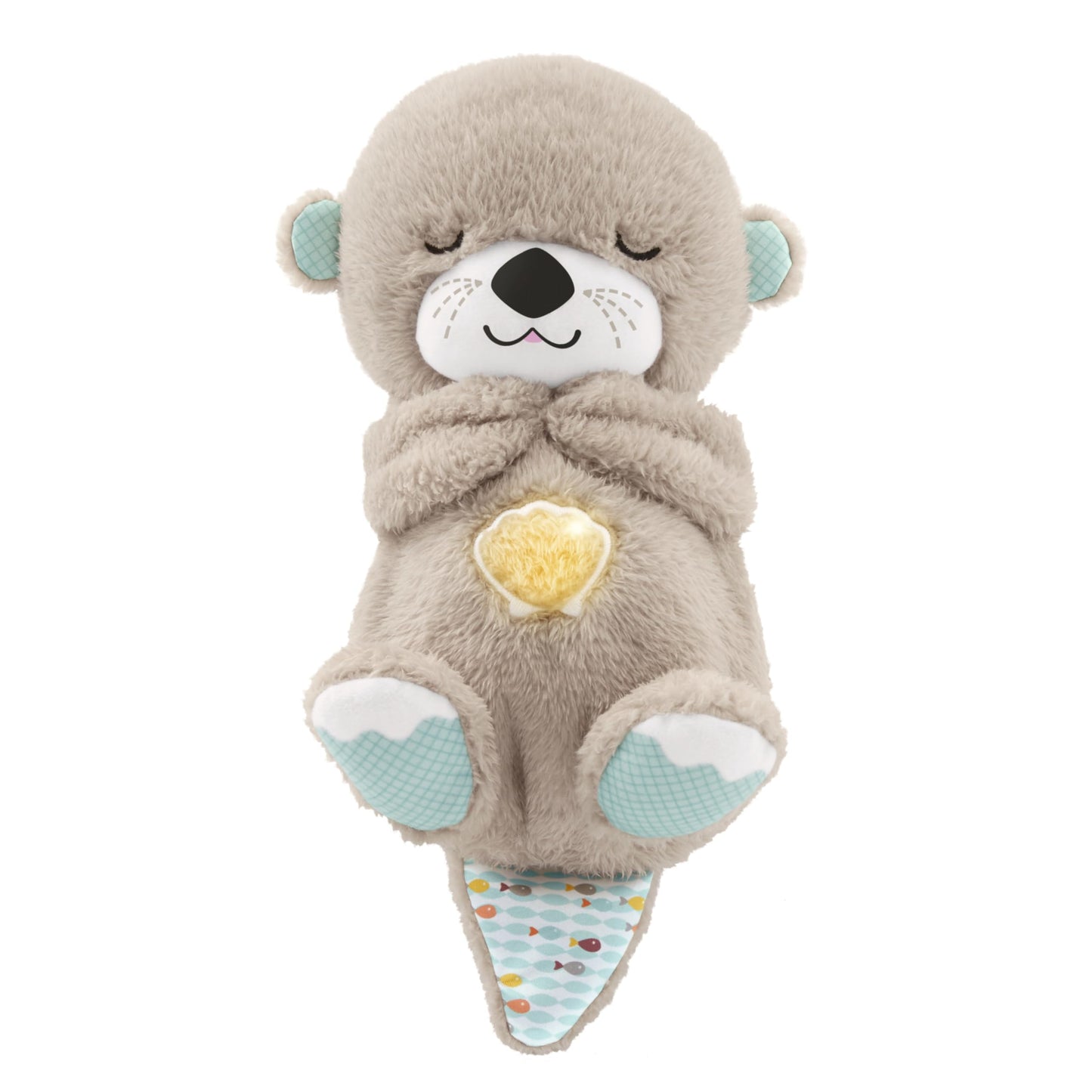 Fisher-Price miega ūdrs, mīkstā rotaļlieta ar elpošanas kustībām un mūziku, jaundzimušajiem, FXC66