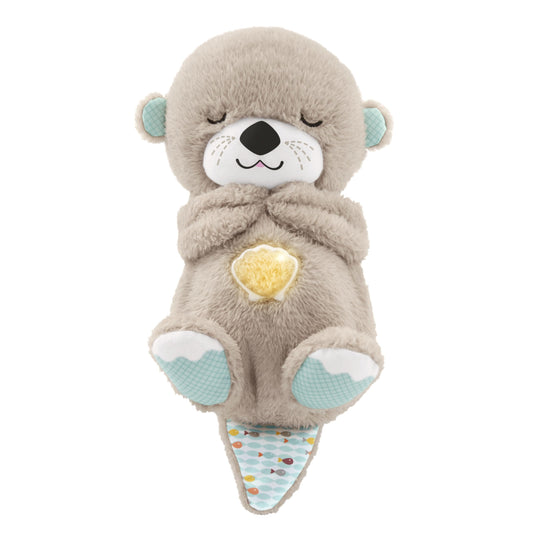 Fisher-Price miega ūdrs, mīkstā rotaļlieta ar elpošanas kustībām un mūziku, jaundzimušajiem, FXC66