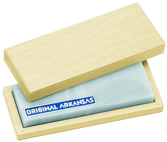 Herbertz Unisex Pieaugušo Īsts Arkansas Akmens-10 x 4 cm-koka kastē, Daudzkrāsains, M