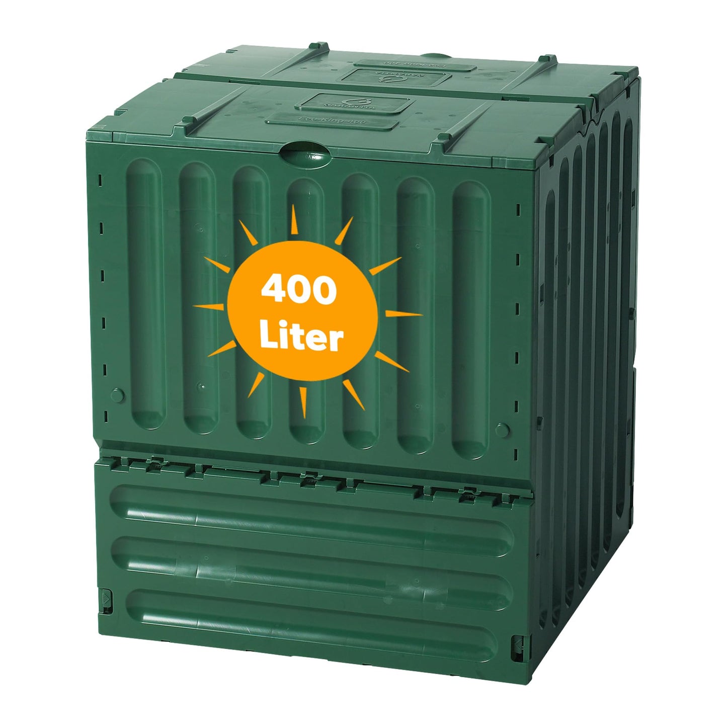 Dārza kompostētājs 400 L – Yoursol Eco-King ātrai kompostēšanai, zaļš