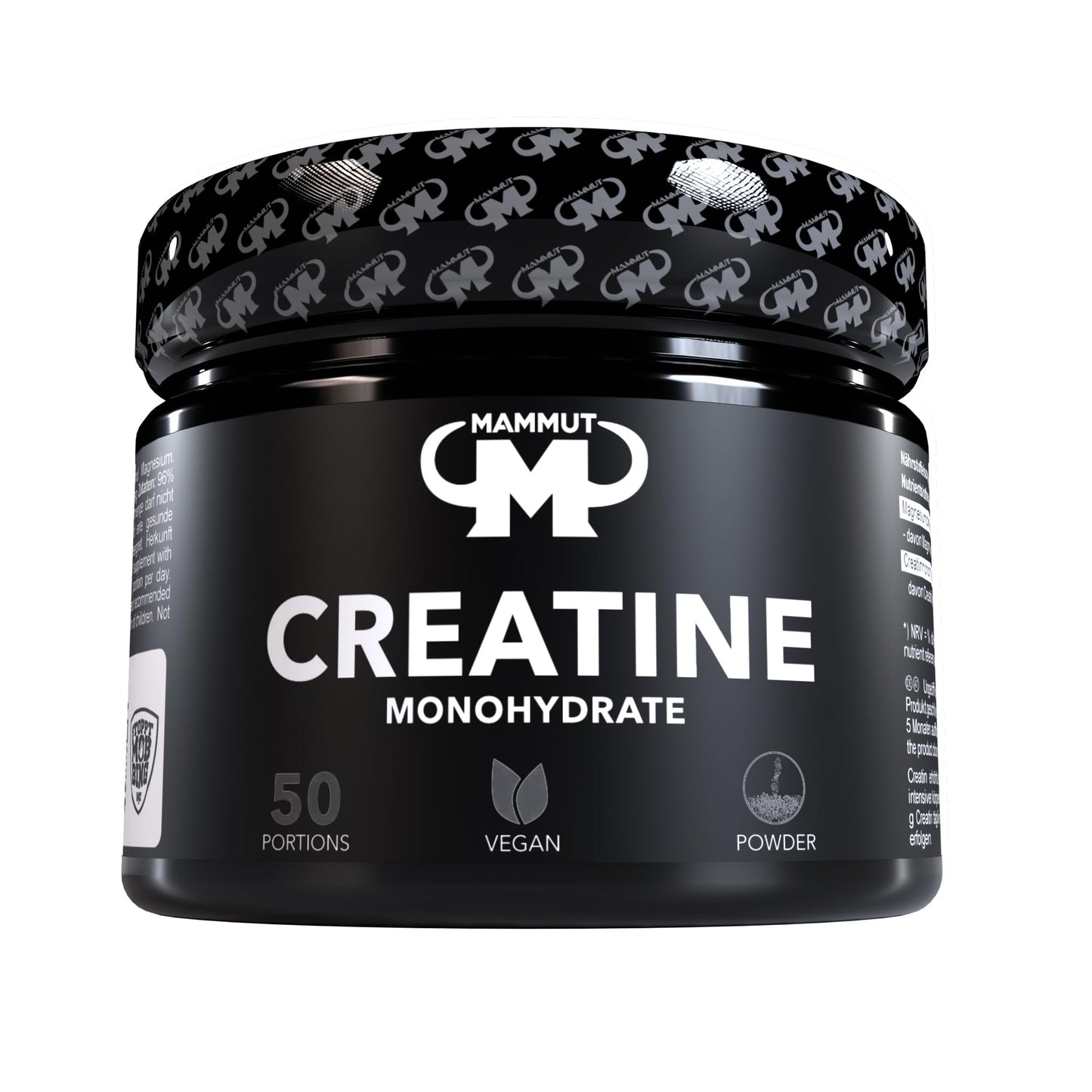 Olimp Creapure kreatīna monohidrāta pulveris, melns, 500 g