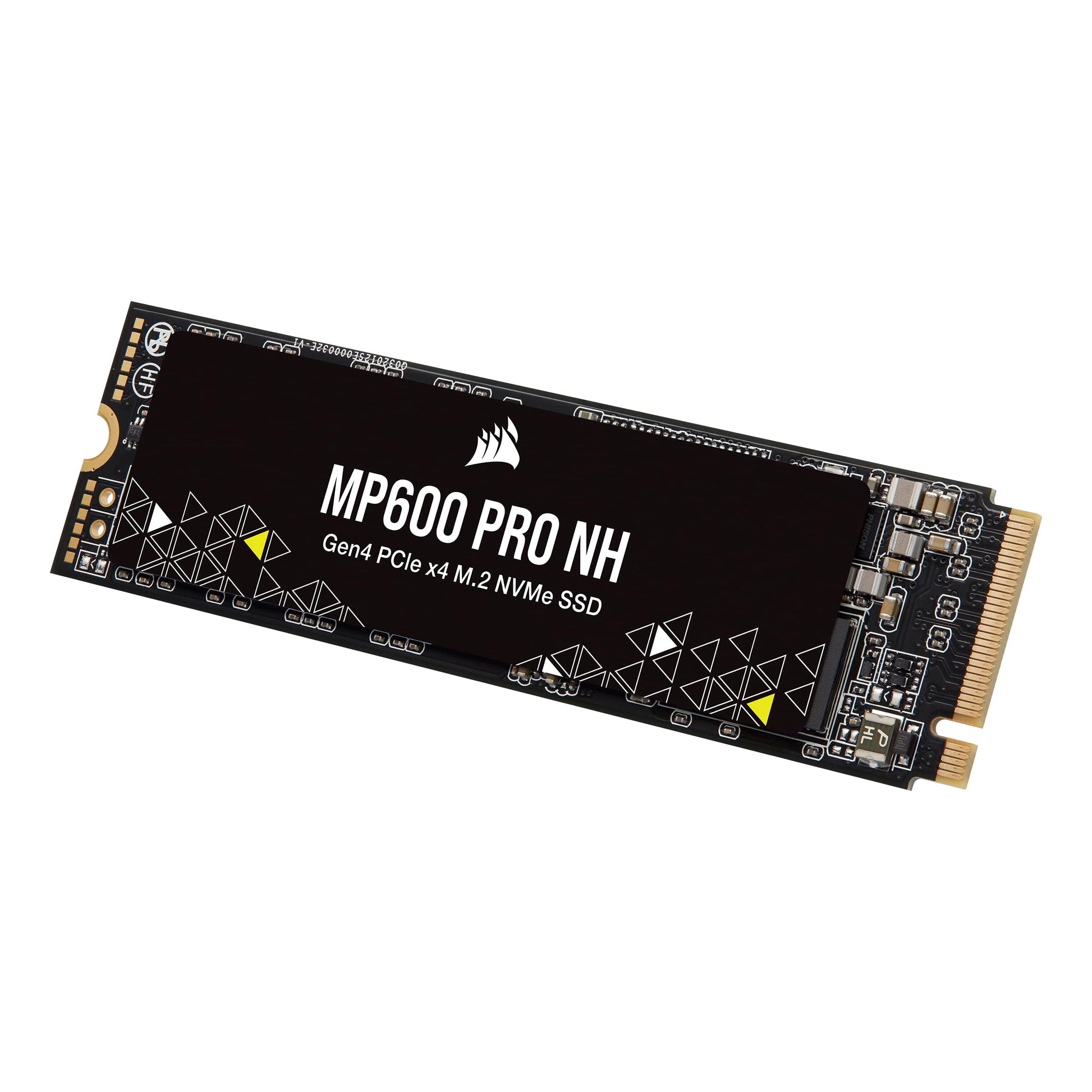 Corsair MP600 PRO NH 1 TB SSD - PCIe Gen4, 7000 MB/s, M.2 2280, TLC NAND, compatible with DirectStorage, no heatsink, black