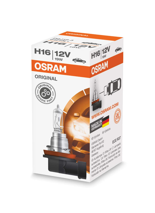 Osram ORIGINAL H16L+, 64219L+, 12V, 1 gab. salokāmā kastē