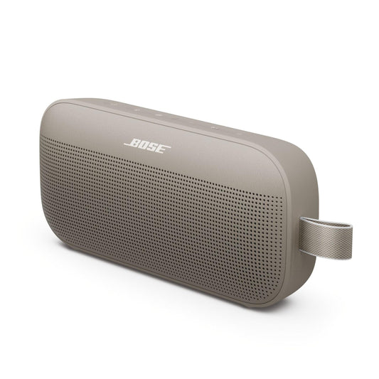 Bose SoundLink Flex Portatīvais Bluetooth skaļrunis (2. paaudze), Portatīvais āra skaļrunis ar dabisku skaņu, līdz 12 stundu akumulatora darbības laiks, putekļu necaurlaidīgs un ūdensizturīgs, smilšakmens.