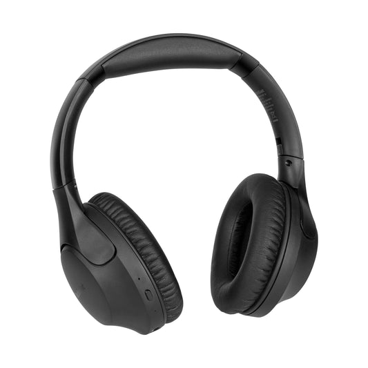 TechniSat STEREOMAN 3 BT - Bluetooth, Bass Boost, built-in mic, adjustable length, cushioned, music control, black