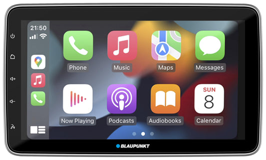 Blaupunkt Cape Town 948 DAB, 2-DIN automobiļu multimediju, 10,1 collas skārienekrāns, bezvadu CarPlay + Android Auto, DAB+, navigācijai sagatavots (programmatūra atsevišķi), Bluetooth, USB, atpakaļskata kamera, 180 vati