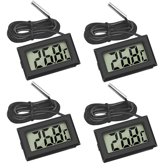 Digitālais LCD termometrs Thlevel ar ārējo sensoru un zondi, temperatūras monitors