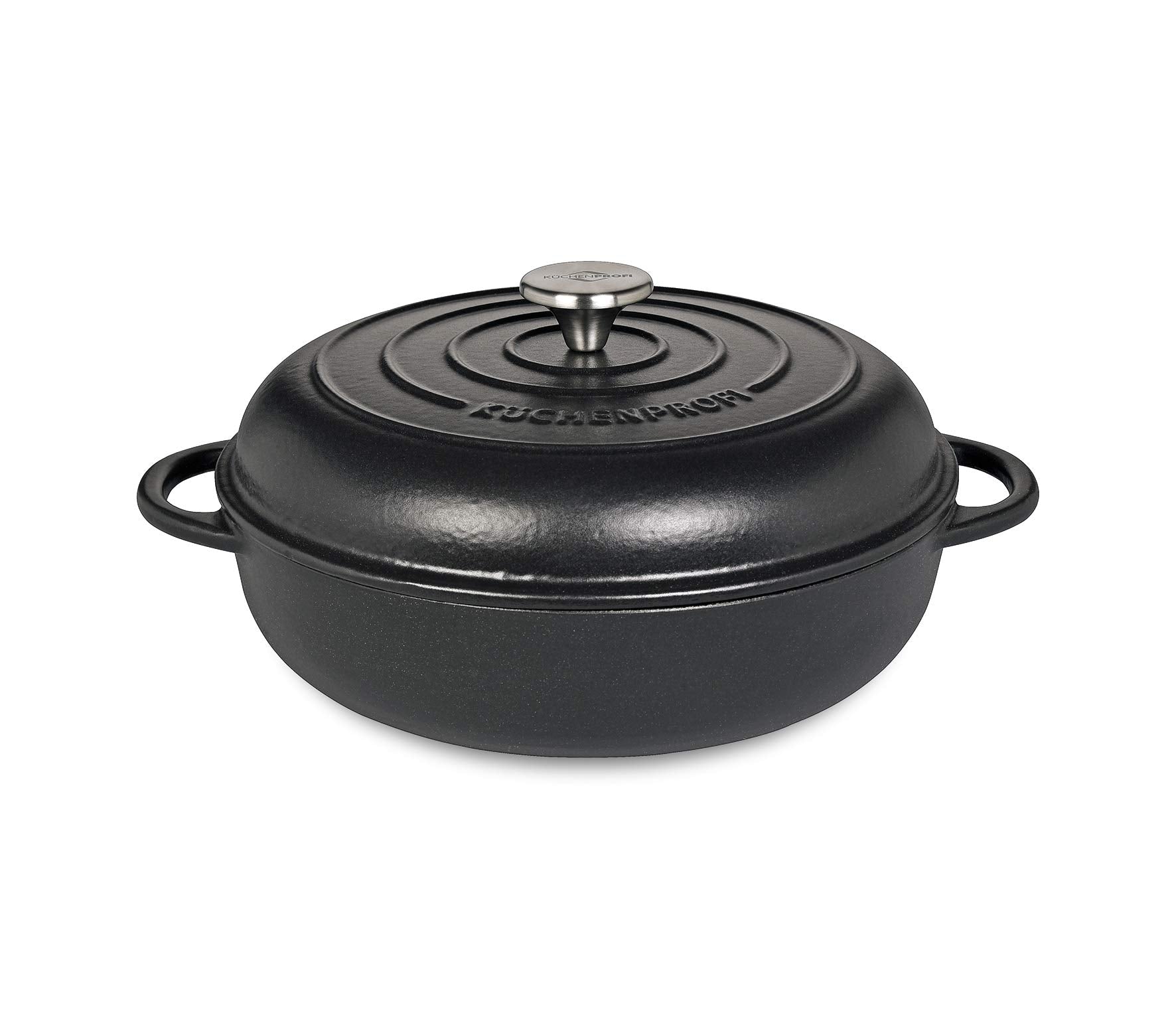 Küchenprofi Provence Gourmet panna 28 cm - black, durable non-stick coating, ideal for cooking and frying.