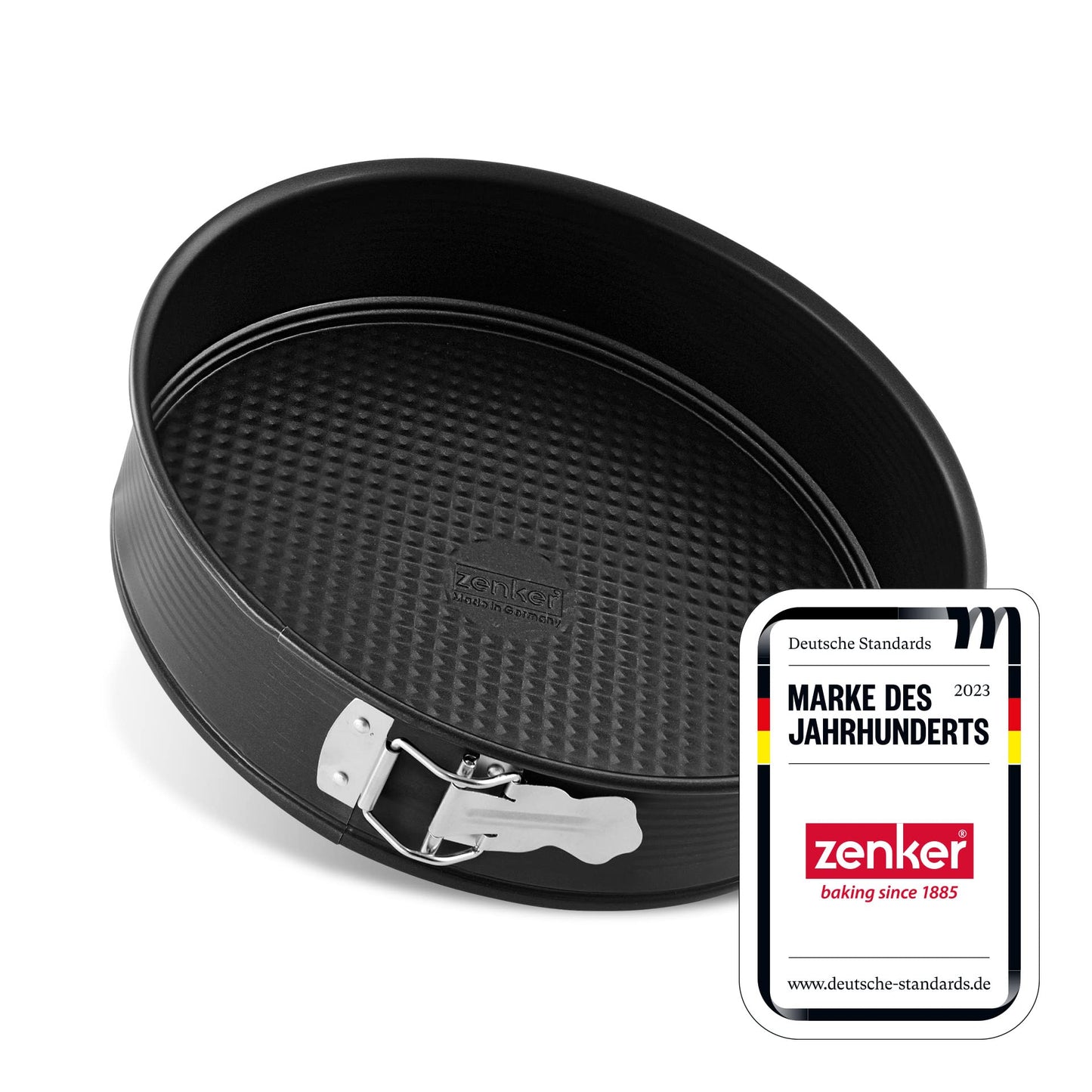 Apaļā kūku forma Zenker Springform Ø 26 cm PURE ar nepiedegošu pārklājumu, melna, 1 gab.
