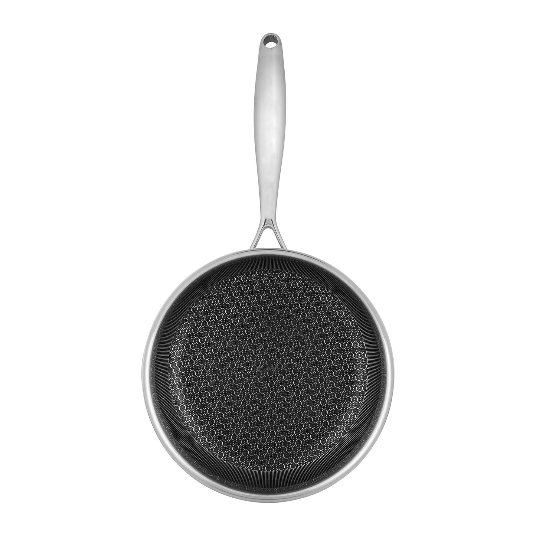 Sitram Triply Ø 24 cm panna - nelīpošs, skrāpējumiem izturīgs, bez PFOA, piemērota visiem plīts veidiem, ieskaitot indukciju.