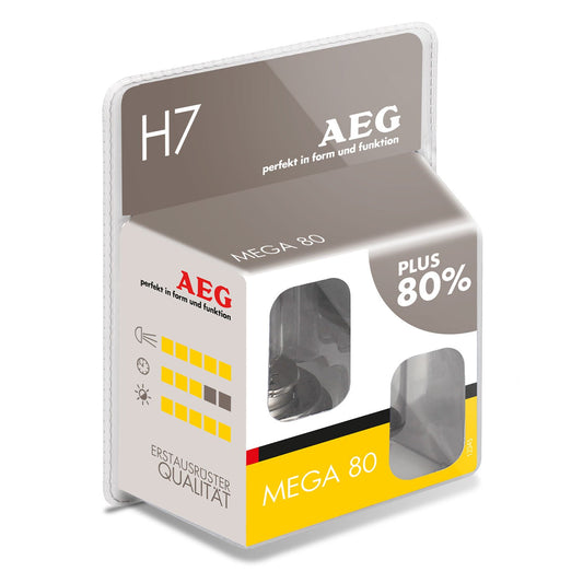 AEG Automotive 97267 spuldze Mega 80 H7, 55 W, 2 gabalu komplekts