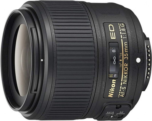 Nikon AF-S Nikkor 35mm 1:1.8G ED objektīvs (58 mm filtra vītne) Nikon F bajonetam melnā krāsā