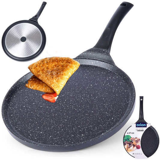 Panna Pala? 27 x 1,5 cm nel?po PFLUON Granīts liels - Non-stick granite frying pan, durable and easy to clean.
