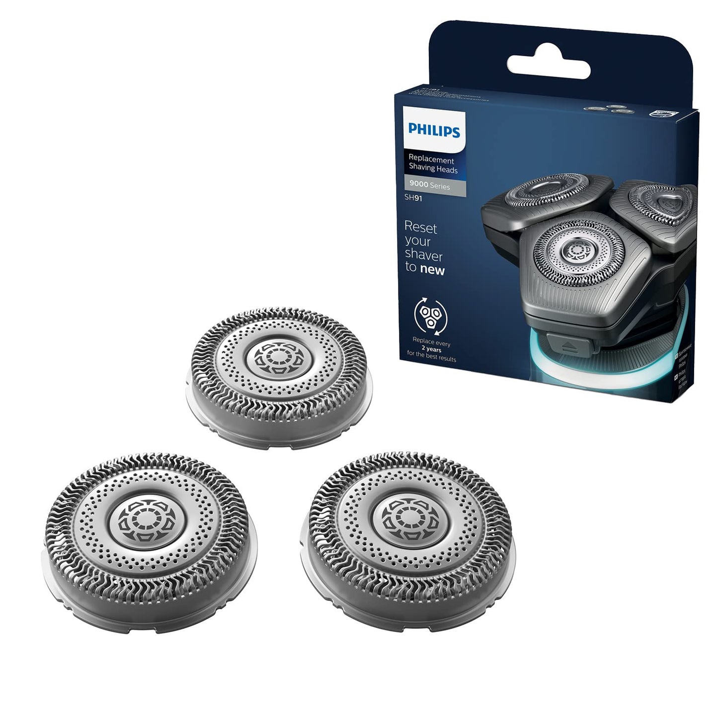 Philips rezerves skuvekļa galva elektriskajiem skuvekļiem Series 9000 un 9000 Prestige (modelis SH91/50)