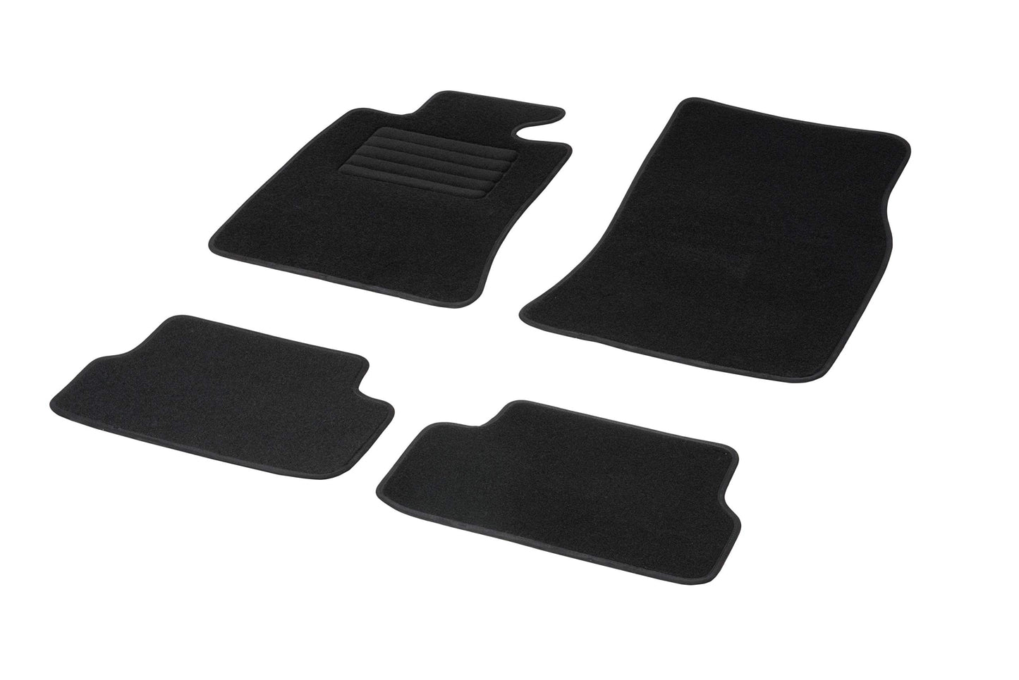 Elementi precīzi pielāgotas Premium 3D gumijas paklāji, kas paredzēti Toyota RAV4, Mk5 (XA50), 2018-2024, 4 gab., melnā krāsā.