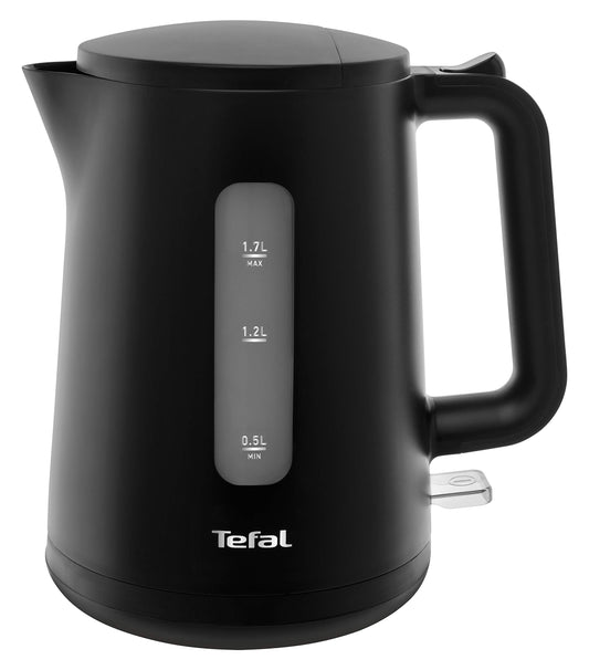 Tefal KO2008 Element Black kettle - 2400W, sleek black design, fast boiling, automatic shut-off feature.