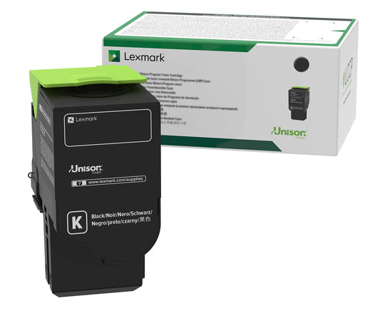 Lexmark C242XK0 toner cartridge - black, high yield, compatible with Lexmark printers, delivers sharp prints.