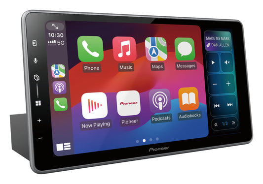 8. Pioneer SPH-DA97DAB-UNI - 1DIN mediju centrs, kapacitatīvs 9,0" skārienpanelis, ar Wi-Fi, Bluetooth, Apple CarPlay, Android Auto un DAB+, 13 joslu grafiskais ekvalaizers