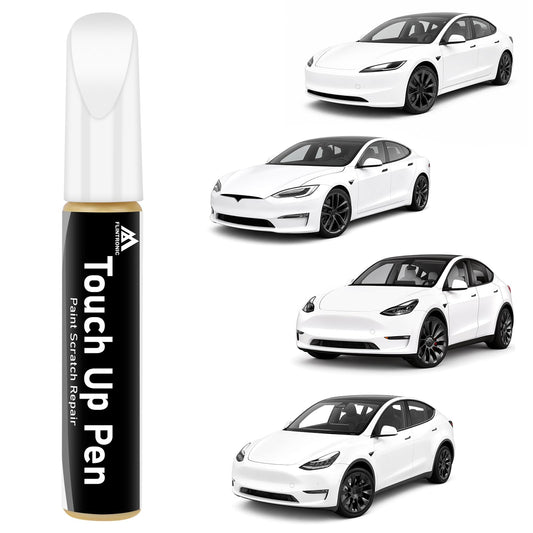 Auto krāsu korektors flintronic PPSW Pearl White, paredzēts T-esla Model 3/Y/S/X