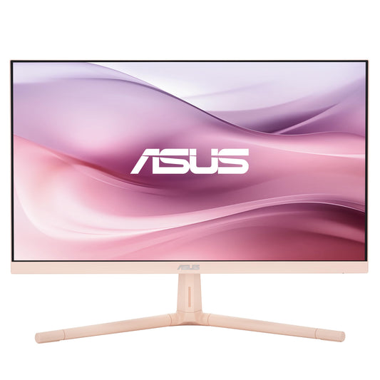 ASUS Eye Care VU249CFE-P - 24" Full HD monitor, 100Hz, Adaptive Sync, USB-C, HDMI, blue light filter, rest reminder, Rose Clay