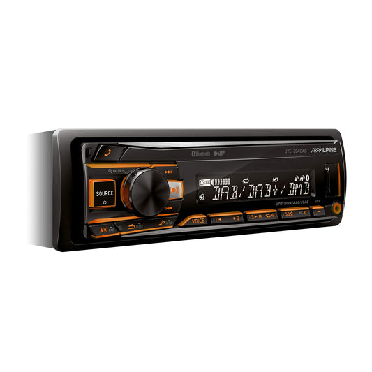 UTE-204DAB - Digitālais radio ar DAB+ un Bluetooth, melns (RGB apgaismojums)