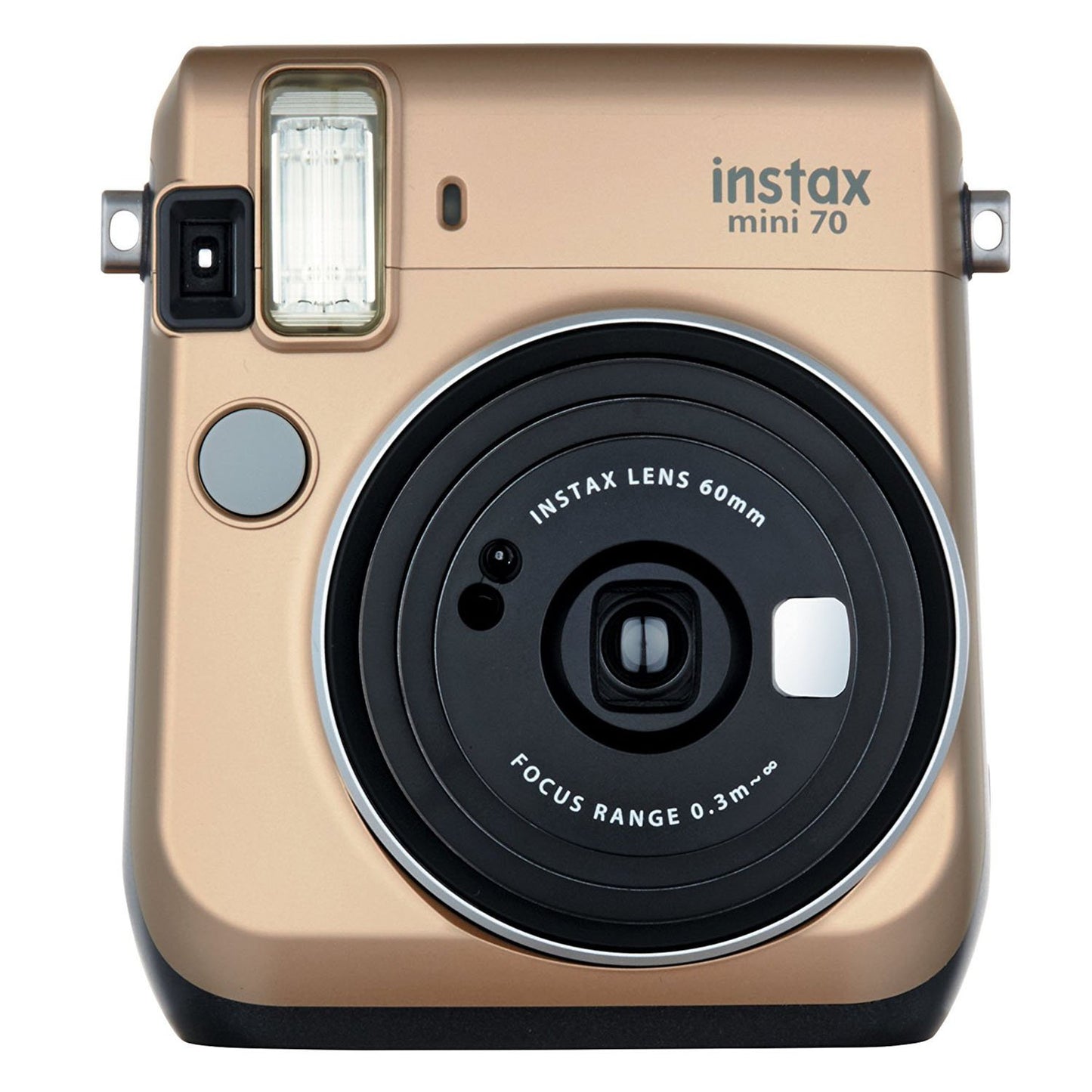 Fujifilm instax Mini 70 kamera - Compact instant camera with selfie mode, automatic exposure, and built-in flash.