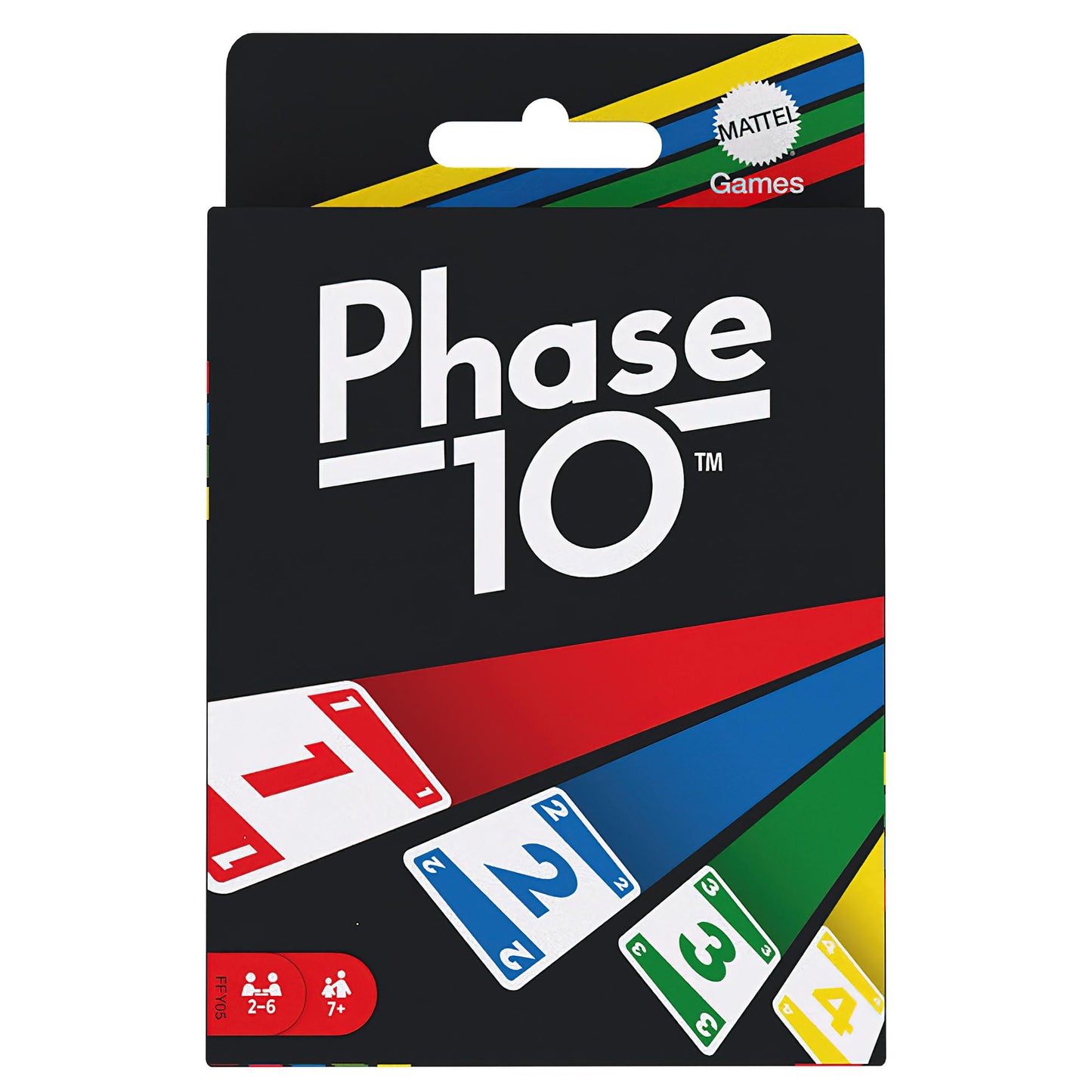 Kāršu spēle Phase 10 Mattel Games, no 7 gadiem, 2–6 spēlētājiem