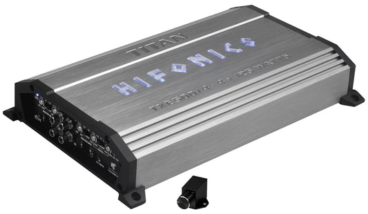 HiFonics TXE 500/4 4 kanālu Class-AB pastiprinātājs, 500 W RMS, TITAN EVO sērija