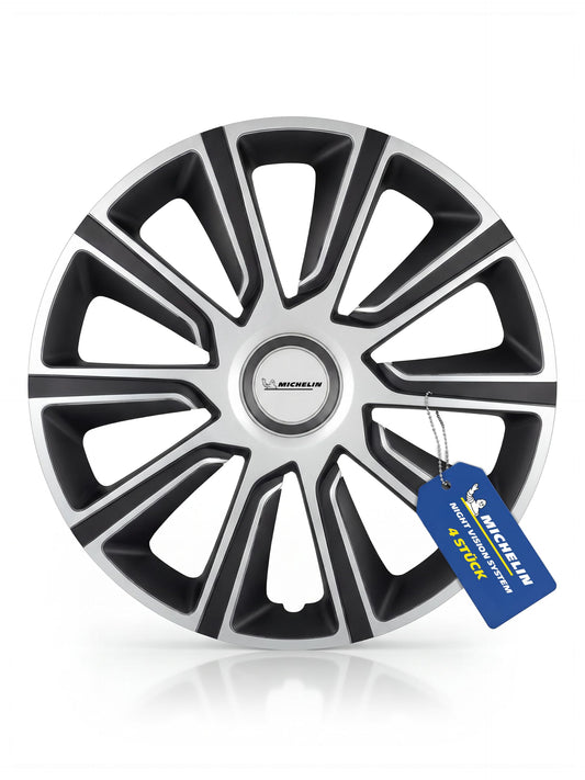 Riteņu diski MICHELIN MX-LBS 15 collu melni/sudraba, 4 gab., Night-Vision-System