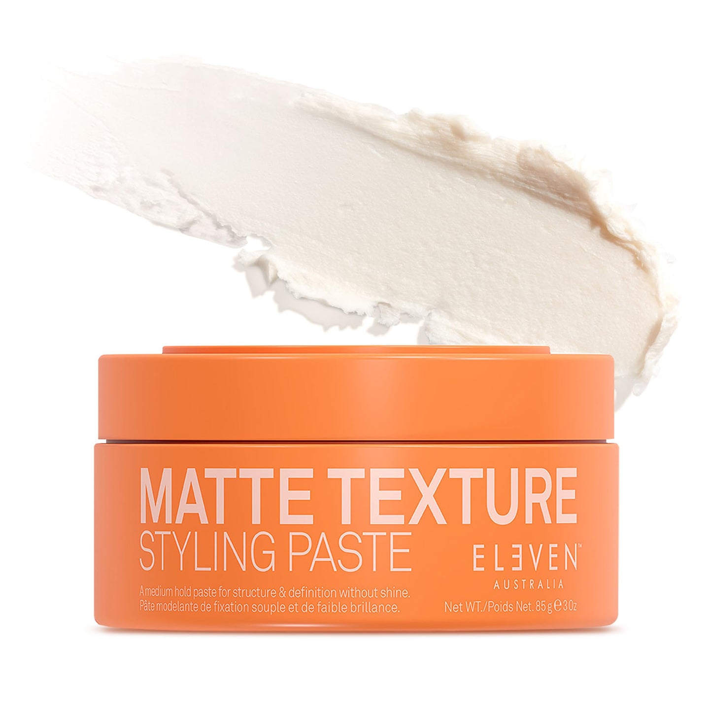 Matu pasta ELEVEN AUSTRALIA Matte Texture Styling Paste, 85g, matētam efektam un vidējai fiksācijai
