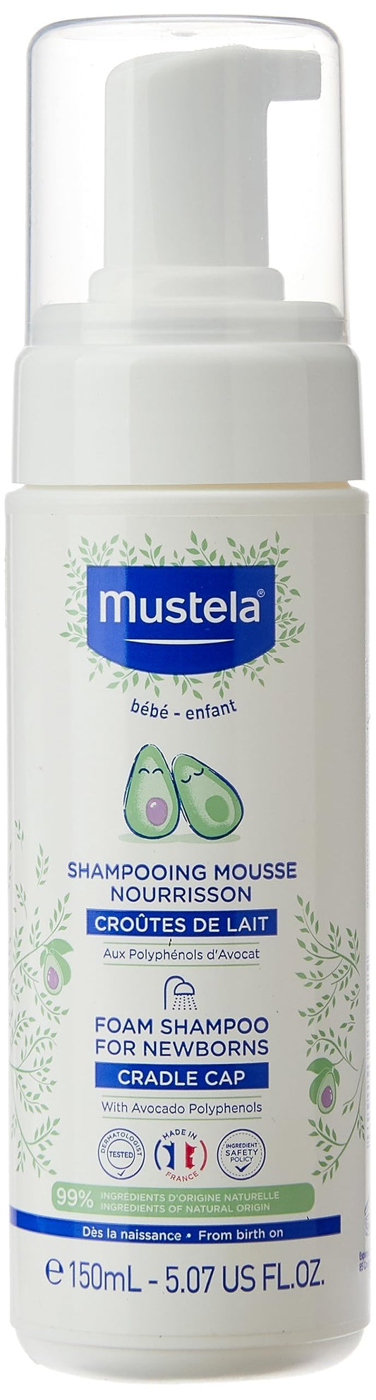 Zīdaiņu šampūns Mustela Newborn Baby, 150 ml