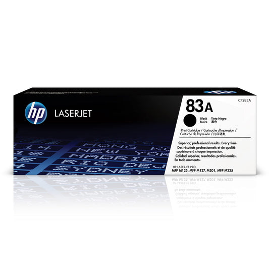 HP 83A Toneris - oriģinālais melns toneris, saderīgs ar HP LaserJet Pro M125, M127, M201, M225.