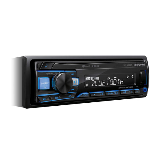 18. Alpine Electronics UTE-200BT autoradio Bluetooth 1DIN, melns (RGB apgaismojums)