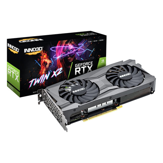 Inno3D RTX 3060 8GB - Dual-fan cooling, high-performance gaming graphics card, PCIe 4.0 support.