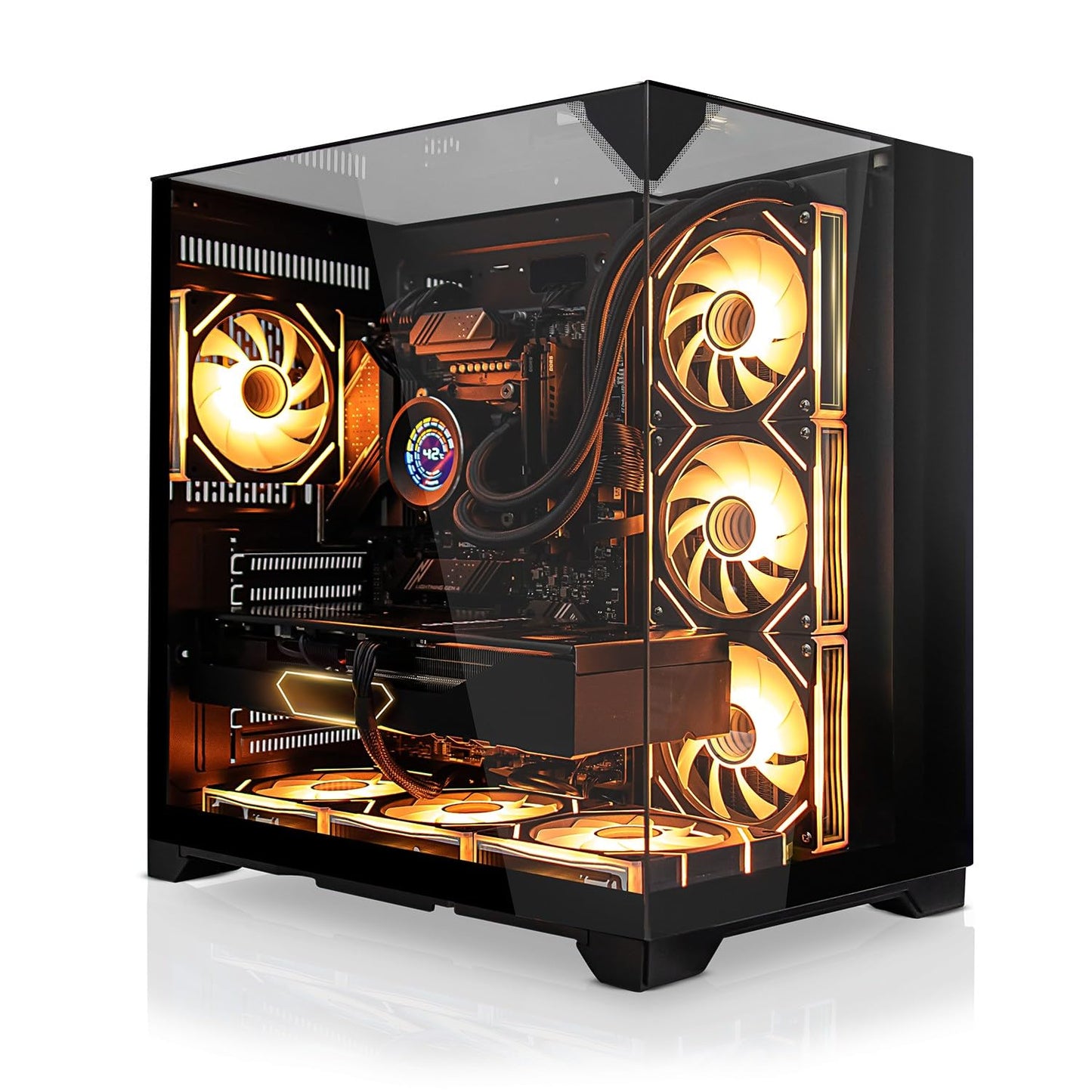 Augstas klases gaming PC SYSTEMTREFF ar AMD Ryzen 7 9800X3D un RTX 5080 16GB