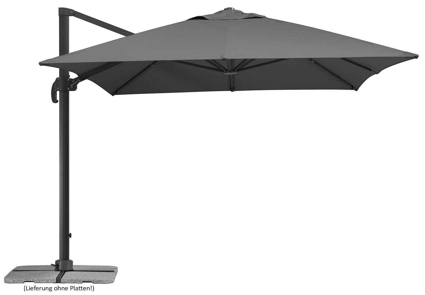 Saulessargs Schneider RHODOS GRANDE aptuveni 400 x 300 cm, antracīta