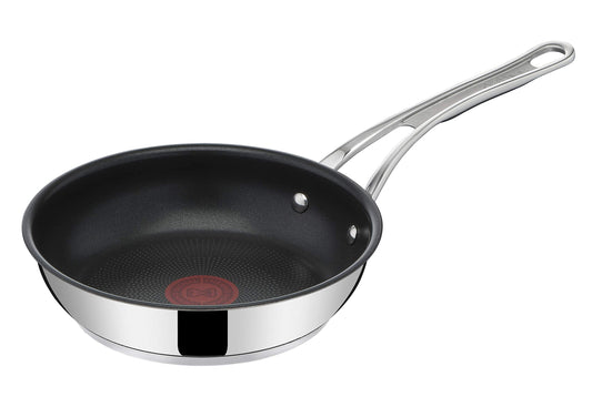 Jamie Oliver by Tefal Cook's Classics 24 cm frying pan - non-stick, induction compatible, stainless steel, riveted handle