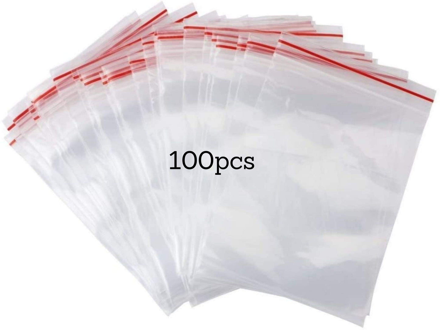Plastmasas maisiņi ar zip aizdari Pakico 100 gab., 6 x 8 cm, pārtikas maisiņi