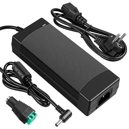 12V 10A barošanas adapteris, 120W, AC 100-240V uz DC 12V, universāls barošanas avots