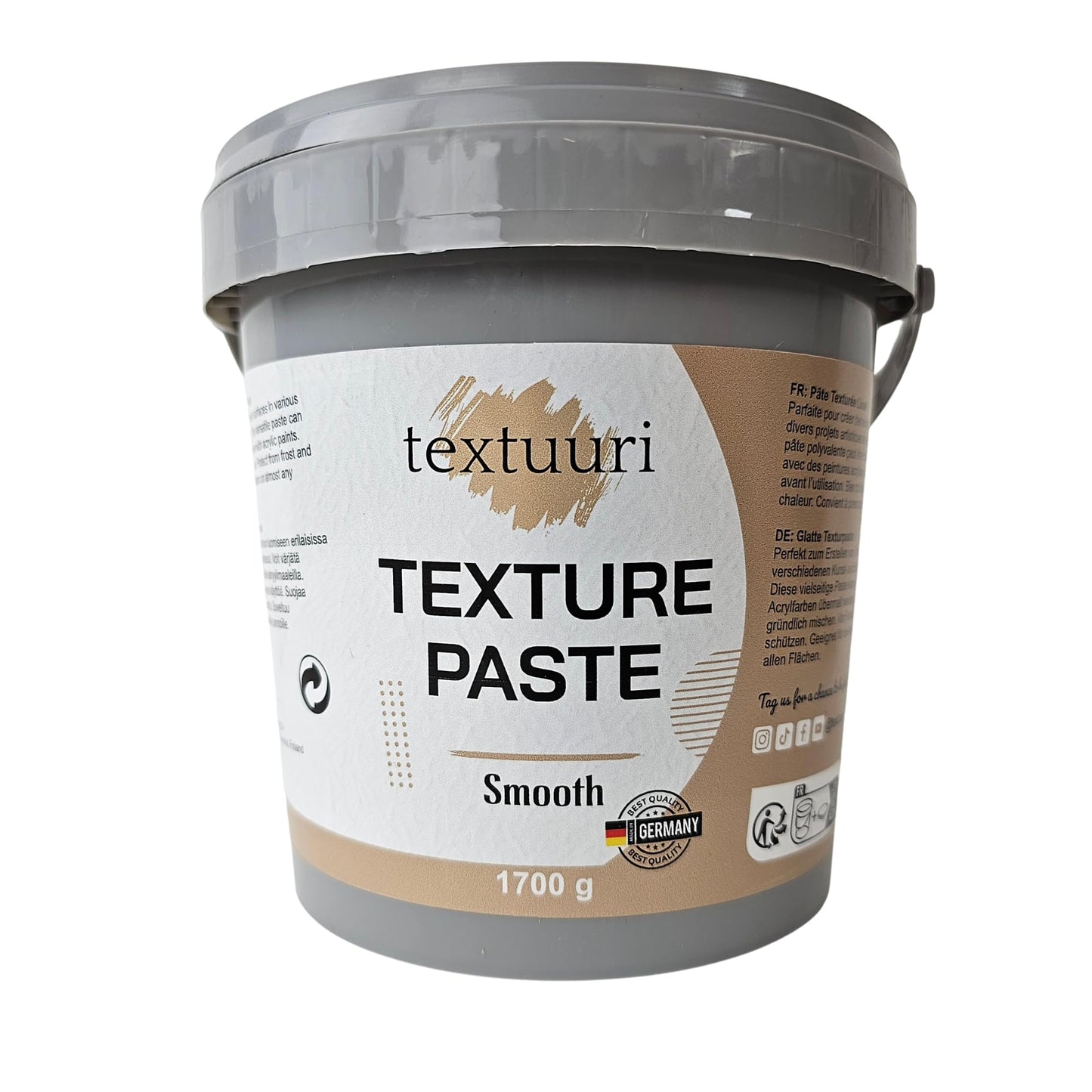 Tekstūras pasta textuuri, gluda, 1700 g
