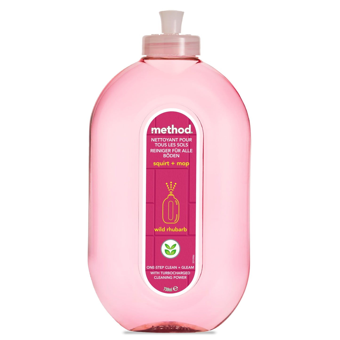 Grīdu tīrītājs method, rabarberu aromāts, 739 ml