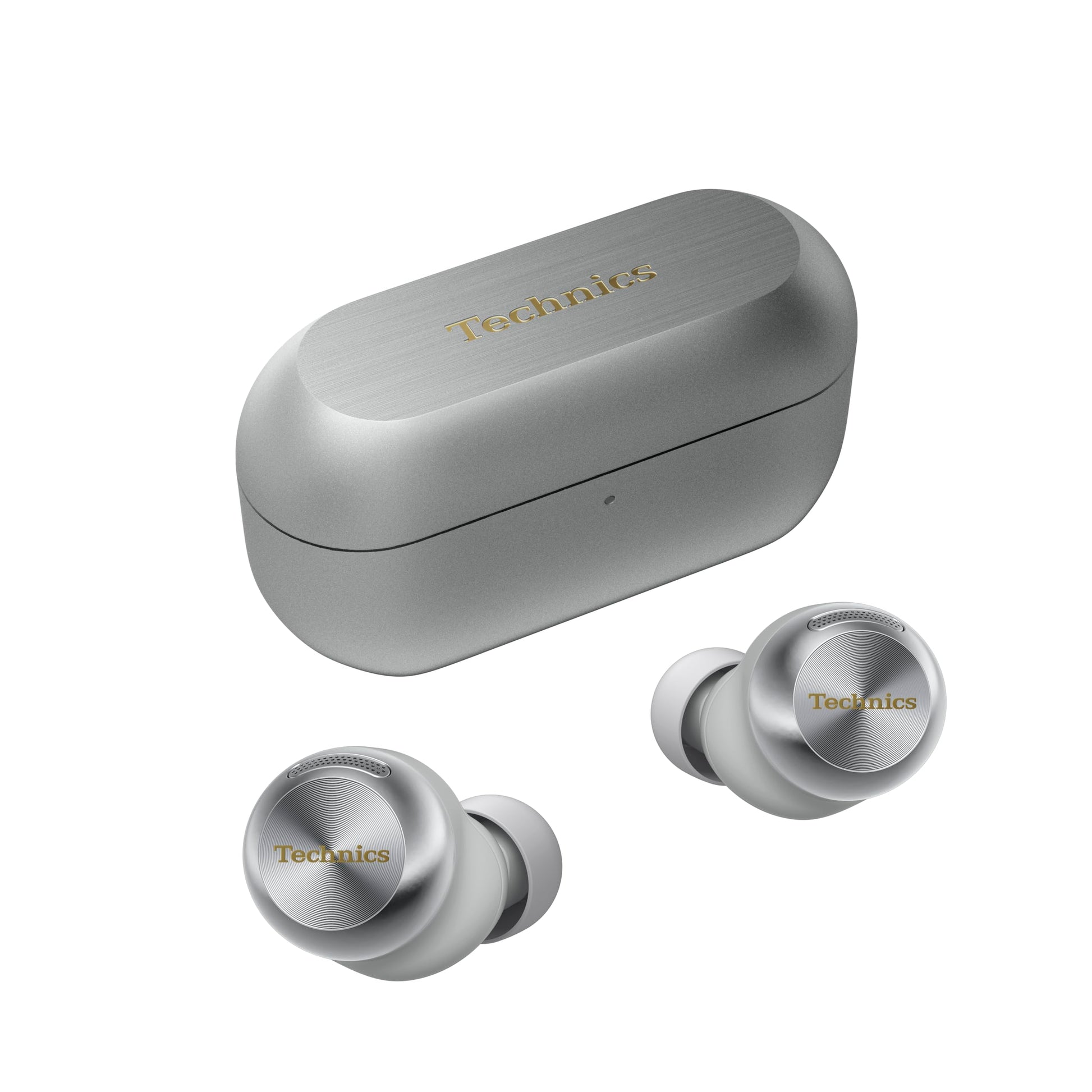 Technics EAH-AZ100E-S - bezvadu austiņas ar trokšņu slāpēšanu, 10 mm draiveri, vairāku punktu Bluetooth, AI balss fokuss.