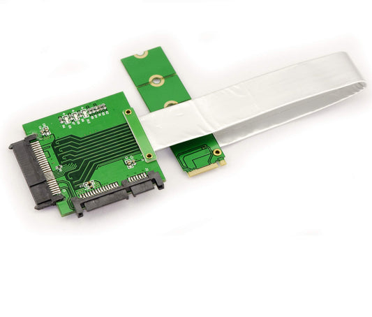 KALEA-INFORMATIQUE U.2-SSD adapteris - daļēji stingrs U2 uz M.2 PCIe M Key kabelis, ātrai datu pārsūtīšanai.