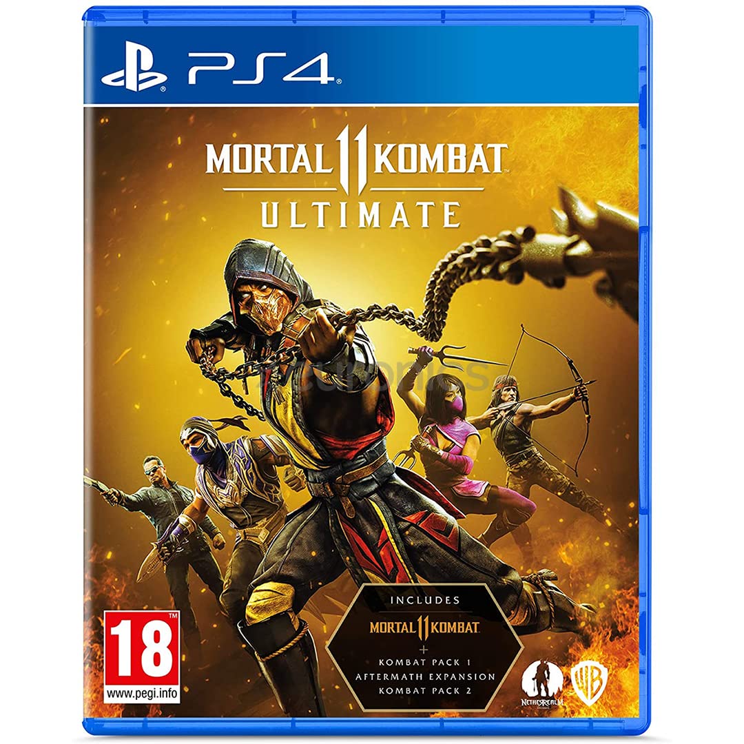 Mortal Kombat 11 - Ultimate Edition (Includes Kombat Pack 1 & 2 + Aftermath Expansion) PS4