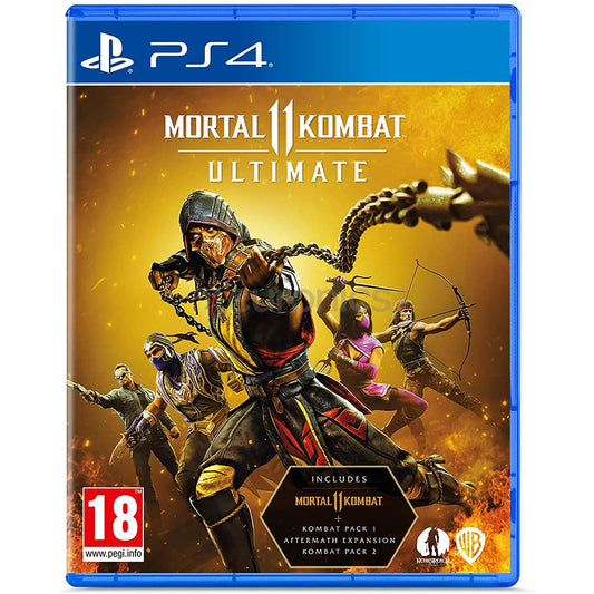 Mortal Kombat 11 - Ultimate Edition (Includes Kombat Pack 1 & 2 + Aftermath Expansion) PS4