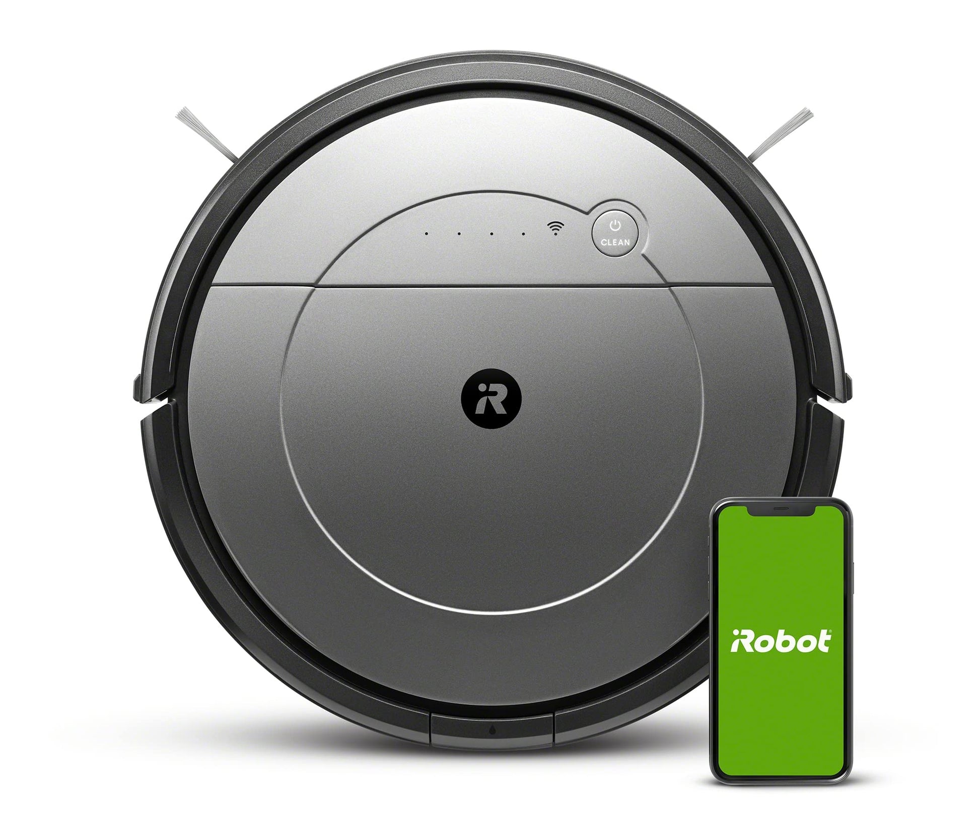 iRobot Roomba Combo R1138 - putekļu sūcējs un mazgāšanas robots, vairāki režīmi, jaudīga sūkšana, balss vadība, pelēks