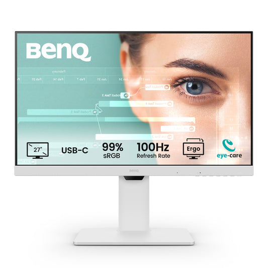 BenQ GW2786TC - 68.6 cm IPS 1080p monitor, USB-C, 100Hz, eye care, ergonomic design, 99% sRGB, HDMI, DisplayPort.