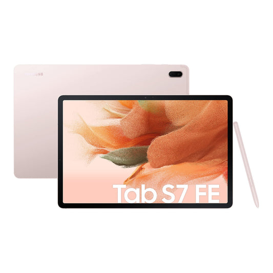 17. Skārienekrāna planšetdators - SAMSUNG Galaxy Tab S7 FE - 12.4 - Android 11 - 4 GB RAM - 64 GB atmiņa + S Pen - Rozā - WiFi