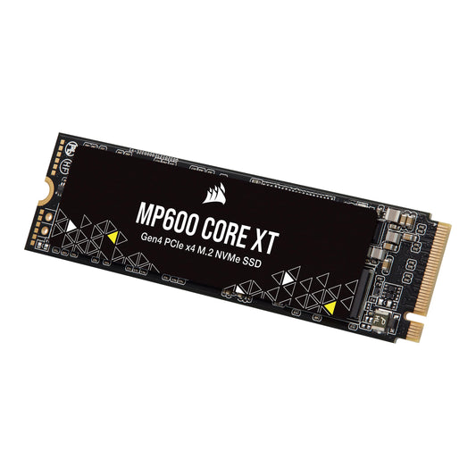 Corsair MP600 CORE XT 2TB SSD - PCIe Gen4, M.2 2280, 5000 MB/s, DirectStorage compatible, ideal for laptops and desktops, black